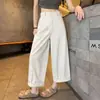 Pantalones Cortos Casuales de Moda Coreana Finos para Mujer Verano 2026, de Cintura Alta y Adelgazantes, para Figuras Pequeñas