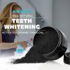 Polvo blanco deslumbrante para dientes polvo de carbón activado para dientes polvo de lavado de dientes de carbón de bambú polvo de belleza de cáscara de coco polvo blanco deslumbrante para dientes limpieza de dientes polvo de lavado de dientes