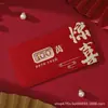 Sobre Rojo de Año Nuevo Estampado en Caliente 2026 Año del Caballo Creativo Personalizado Suministros de Boda Inauguración de Casa Calado Paquete de Dinero de la Suerte de Mil Yuanes Lai See