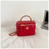 Bolsa de mano casual con diseño de rombos de alta gama transfronteriza, bolsa cuadrada pequeña de diseño nicho, bolso de hombro único con cadena, bolso cruzado, bolso tipo caja