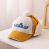 Gorra con visera para niños gorra de béisbol de invierno sombrero para bebé protección para las orejas sombrero cálido moda coreana para niña de 2 a 6 años sombrero para niños