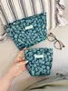 Nuevo neceser bordado floral estilo ins de gran capacidad, bolso de mano de alto valor, bolsa de almacenamiento portátil para salidas, neceser