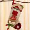 Decoraciones Navideñas de Dibujos Animados Tridimensionales Transfronterizas Calcetines Navideños Bolsas de Regalo Bolsas de Regalo de Dulces Colgantes Adornos Navideños