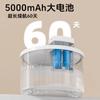 Dispensador Automático de Agua para Mascotas Desenchufable Inalámbrico Circulación Automática Tazón de Acero Inoxidable Alimentación con Agua Viva Flujo de Agua Potable para Perro