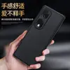 Capa de celular de couro de luxo para honor 80Pro, couro bovino de primeira camada, capa protetora totalmente abrangente para lente, resistente a quedas, para homens e mulheres