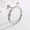 Nuevo Estilo 2025 Joyería de Mano Elegante con Microincrustaciones de Zirconia para Mujer, Pulsera de Círculo Completo de Diamante de Alta Gama, Exquisito Accesorio de Mano de Lujo Ligero