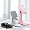 Suporte para Celular de Mesa Preguiçoso Transmissão ao Vivo Tablet Cabeceira Ajustável Dobrável Multifuncional Suporte Universal