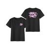 Camiseta de manga corta para niños, estilo americano, personalidad, hip hop, marca de moda, estampado de letras, suelta, verano, nueva marca de moda, top de manga corta