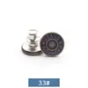 Artefacto ajustador de cintura botón sin clavos 17mm Pantalones de mezclilla cintura Gran Cambio Pequeño desmontable ajustable sin costuras botón de metal