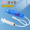 Submarino caseiro DIY tecnologia pequena produção brinquedos científicos experimento de ensino de mergulho equipamento criativo materiais didáticos atacado