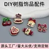 Novo Adesivo de Resina de Sobremesa de Ursinho Fofo Retrô Acessórios para Case de Celular DIY Feito à Mão Acessórios para Penteado Acessórios Crocs
