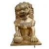 Adornos de León de Latón Leones de Puerta de Palacio Antiguo Esculturas de Cobre Estatua de León Grande de 2.3m Fabricantes