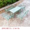 Mesas y Sillas de Jardín Europeas, Mesa de Exterior, Mesa de Balcón, Bar de Ocio para Restaurante, Escritorio para el Hogar, Mesa de Café, Patio Jardín Shihai