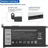 Adecuado para batería de portátil Dell Dell 3400 5488 5493 5593 Yrdd6 P90F Nuevo