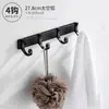 Ganchos de Pared sin Taladro, Ganchos de Cocina de Metal, Ganchos Adhesivos, Ganchos de Ropa y Sombrero de Aluminio Espacial, Ganchos para Baño