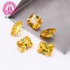Aaa Bisel Rectangular 04 # Dorado 05 # Dorado Oscuro Zircón Piedra de Color 4*6-10*12mm Piedra Suelta