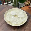 Diadema Nueva Tejida para Primavera y Verano, Diadema de Malla Hueca, Cuerda para el Cabello Artesanal Pastoral, Accesorios para el Cabello de Alta Gama
