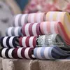 Fita Bicolor Fita Coreana Acessórios de Cabelo Material DIY Embalagem Acessórios para Vestuário Fita Listrada Fita Colorida