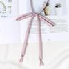 Corbata de Lazo Jk de Estilo Japonés para Mujer, Perezosa sin Nudo Rojo Vino Accesorio para Corbata de Camisa de Estudiante, Color Sólido Negro Estilo Universitario