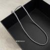 Cadena de clavícula ligera de lujo retro exquisita con perla gris, collar de nicho simple de alta calidad para mujer, cadena de suéter