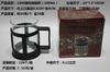 Prensa francesa de acero inoxidable 200 ml taza de café tetera vidrio borosilicato tetera
