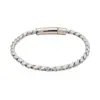 Pulsera de Acero Inoxidable de Venta Caliente Transfronteriza Cadena de Quilla Gris Retro Pulsera de Acero de Titanio para Hombres y Mujeres Joyería de Acero de Titanio 18K Oro Venta al por Mayor