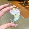Nuevo llavero de muñeca de delfín con arena movediza relleno de aceite, colgante para mochila, decoración para bolso de pareja, regalo pequeño para venta al por mayor