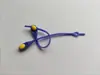 Cordones Elásticos de Silicona de Colores Vivos Auto-Producidos y Vendidos en Douyin, sin Atar, para Adultos y Niños, Punta Redonda, Cordones Elásticos sin Atar