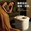 Bañera calefacción totalmente automática temperatura constante electrodoméstico masajeador eléctrico pediluvio dispositivo de masaje de pies cubo para pediluvio