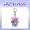 Grupo de Chicas Cazadoras de Demonios Huntrix Llavero Acrílico Colgante para Bolsa Accesorios Merchandising K-Pop Regalos Pequeños