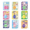 Et024 Pascua Varios Huevos Pegatinas para Manualidades Pegatinas de Rompecabezas Pegatinas de Dibujos Animados Pegatinas de Juguete para Niños