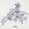 Bordados de Flores Tridimensionais Pedrarias Hotfix Lantejoulas Tecido com Contas Remendos Peças de Flor de Renda Apliques DIY Costurados à Mão Acessórios de Decoração para Roupas