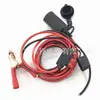 Asiento de fusible de coche impermeable medio No. Caja de fusibles para coche de cable 10 16AWG asiento hembra de encendedor de cigarrillos enchufe de refrigerador