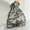 Bolso Chaleco Bolso Chaleco Bolso de Mano Tejido Casual Bolso de Mano Contraste de Color Ajedrez Bolso de Mano Coreano de Lujo Ligero