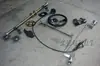 Motocicleta Eléctrica de Cuatro Ruedas para Derrape 168cc Accesorios de Go-Kart Manillar Frontal Modificado Suspensión Trasera Freno 5 pulgadas Lede