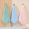 Paño de Limpieza Absorbente Rayado, No Graso, Sin Pelusa, Paño para Lavar Platos del Hogar, Paño de Vellón de Coral, Específico para Cocina