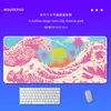 Alfombrilla de escritorio estilo Ukiyo-e con temática de olas japonesas, extragrande y engrosada, adecuada para gaming y uso de oficina, alfombrilla para teclado y ratón, disponible en stock del fabricante