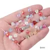 Acessórios de Pingente Borboleta Estrela de Cinco Pontas Gota d'Água de Vidro Fantasma Transparente Material para Pingente de Pulseira DIY Feito à Mão Atacado