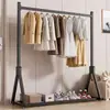 Estante de Exhibición de Ropa, Soporte de Piso de Hierro Forjado Engrosado, Estante de Hierro que No Se Despinta, Tendedero de Ropa para Interiores, Perchero para Ropa de Hombre, Tipo Vertical de Pie