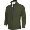Suéter Cardigan Masculino de Comércio Exterior Outono/Inverno 2023 com Forro de Lã, Espessado, Gola Alta, com Zíper, Suéter, Casaco Suéter para Homens