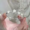 Pulsera de Flor de Osmanthus Estilo Chino Hanfu Primavera y Verano Nuevo Diseño Ligero de Alta Gama Lujosa y Versátil Pulsera Regalo para Novia
