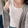 Modal Camisole Mulheres Primavera e Outono Terno Base Interna Camisa Anti-corrida sem mangas Peito Cobrindo Top Verão Outer Wear