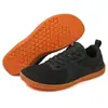 Sapatos de Forma Larga, Sapatos Barefoot Transfronteiriços, Sapatos Casuais Esportivos para Ciclismo ao Ar Livre, Sapatos Casuais para Caminhada de Bico Largo Respiráveis e Antiderrapantes, Sapatos Fly-Knit