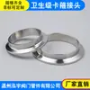 Suministros del Fabricante Acero Inoxidable 304 Sanitario Conexión Rápida Conector 3A Aros de Conexión Rápida Brida de Extremo Conexión Rápida
