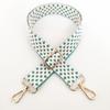 Nueva correa de hombro ancha bordada en jacquard de color, accesorios para bolsos de mujer, correa ajustable para hombro, bandolera, correa larga, reducción de carga