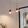 Candelabros de restaurante al por mayor, lámparas de barra de hotel estilo minimalista moderno de arte de hierro color crema, lámparas nórdicas para sala de estar y comedor, lámparas de dormitorio