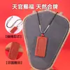 Colgante de Marca de Incienso de Azafrán Colgante del Dios Atractor de Fortuna de las Cinco Direcciones Colgante de Cuerda Exquisito Colgante Amuleto del Año Zodiacal Collar Venta al por Mayor