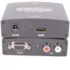 Convertidor VGA a HDMI con audio carcasa de hierro VGA + Audio a HDMI computadora a TV HD