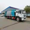 Sistema de controle hidráulico montado na traseira Dongfeng de 18 metros cúbicos para caminhões de lixo, usado para coleta e transporte de resíduos em áreas residenciais e ruas