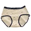 Roupa íntima feminina British Bear 100% Algodão 2026 Novo Modelo para Meninas com Forro 100% Algodão Respirável Calcinha Amiga da Pele Feminina